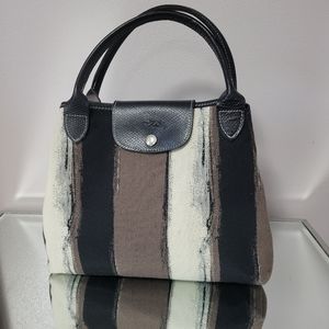 NWOT Longchamp Coup De Pinceau EW Canvas Tote #1887487015
